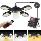 Suspension Solaire LED – Simple ou Double Tête, Télécommande, 5 Modes d’Éclairage, Ultra-Lumineuse 1000 lm, Étanche IP65 (Orion) LUMICONCEPT