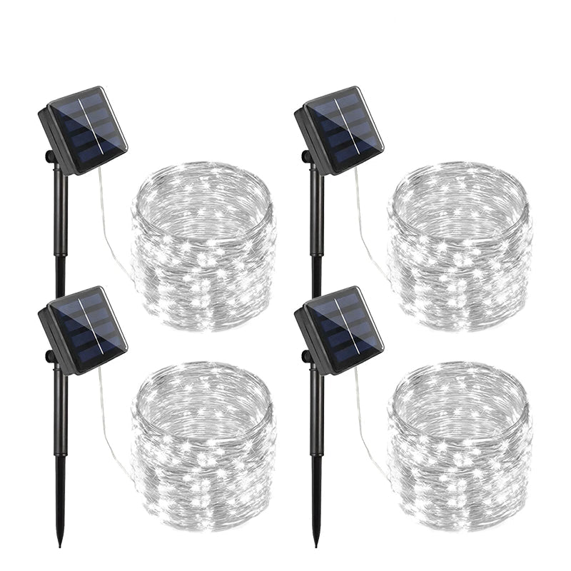 Guirlande Solaire LED Extérieure – Étanche IP65, Décoration Jardin, Terrasse et Fêtes (Phoenix) LUMICONCEPT