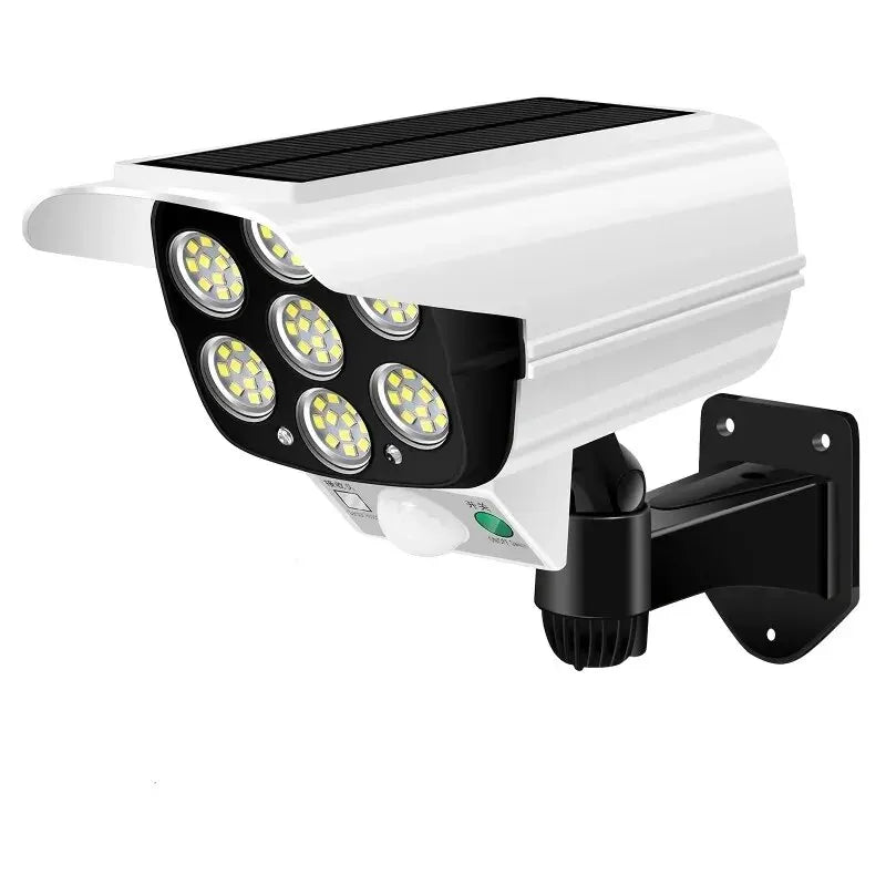 Projecteur Solaire 77 LED avec Capteur PIR – Étanche IP65, 3 Modes & Leurre Caméra de Sécurité (Auriga) LUMICONCEPT