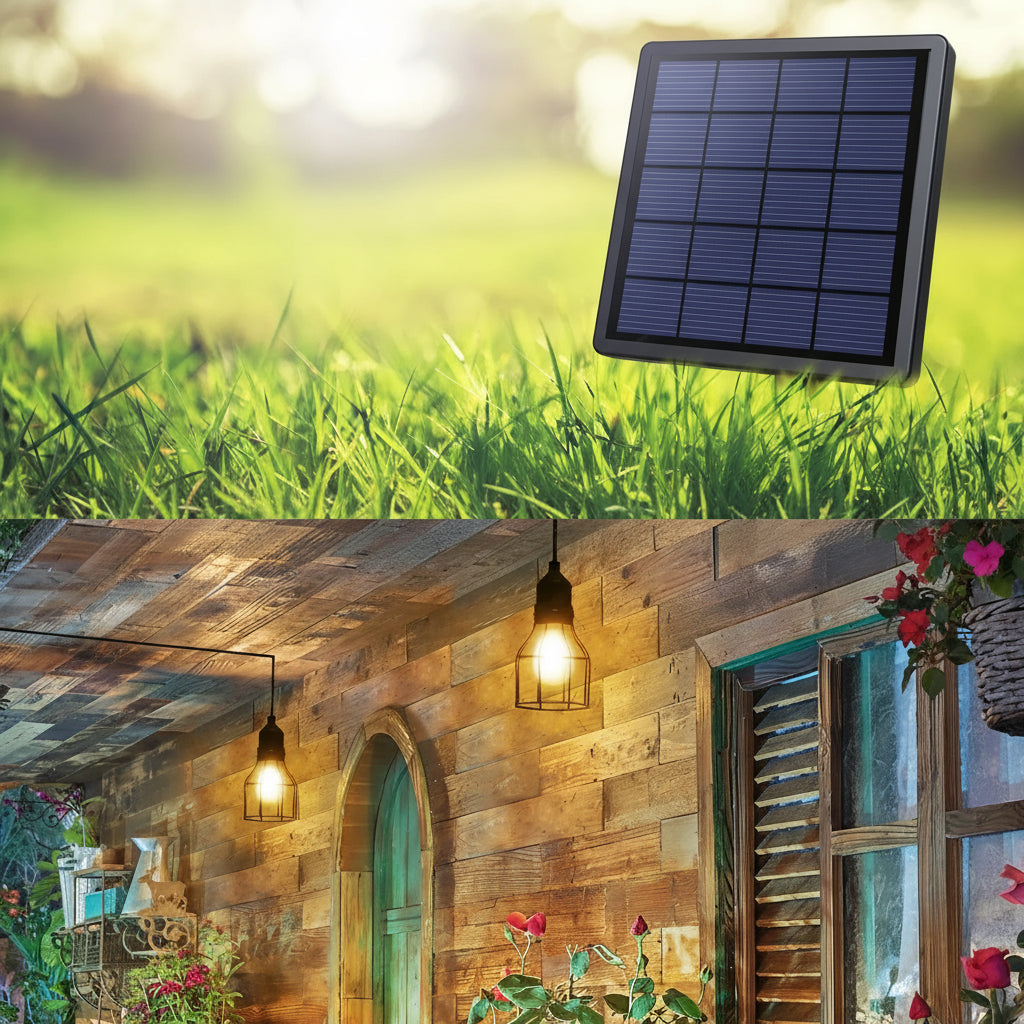 Suspension Solaire LED Extérieure – Étanche IP65 (Draco) LUMICONCEPT