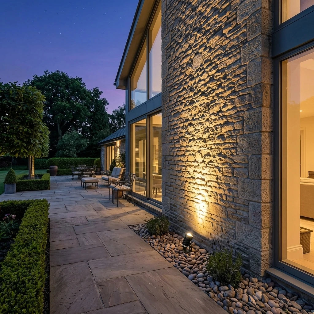 Projecteur LED Extérieur – RGB & Blanc, IP65, Angle Réglable 180° — Sublimez Votre Jardin Dès Ce Soir (Andromeda) - LUMICONCEPT