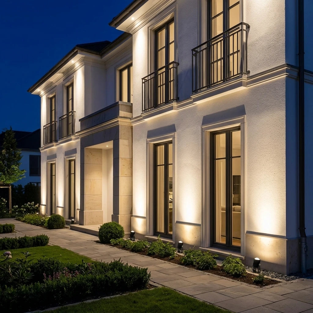 Projecteur LED Extérieur – RGB & Blanc, IP65, Angle Réglable 180° — Sublimez Votre Jardin Dès Ce Soir (Andromeda) - LUMICONCEPT