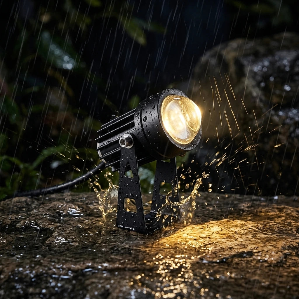 Projecteur LED Extérieur – RGB & Blanc, IP65, Angle Réglable 180° — Sublimez Votre Jardin Dès Ce Soir (Andromeda) - LUMICONCEPT