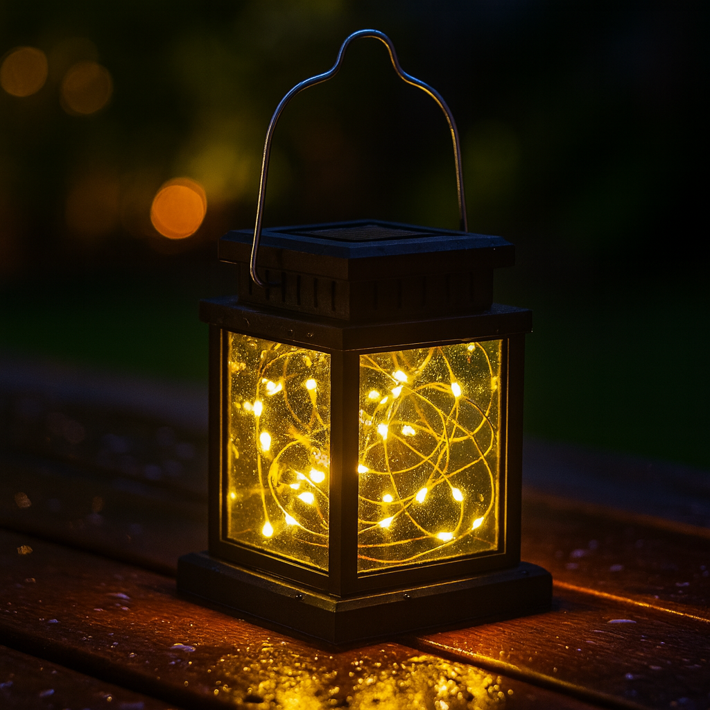 Lanternes Solaires LED – Étanches IP65, Suspendues ou à Poser, Décoration Jardin et Balcon (Andromeda) LUMICONCEPT