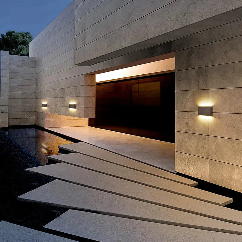 Applique Murale LED – 6W/12W/20W - Étanche IP65 - Blanc/Noir/Gris (Orion) LUMICONCEPT