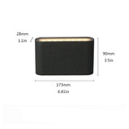 Applique Murale LED – 6W/12W/20W - Étanche IP65 - Blanc/Noir/Gris (Orion) LUMICONCEPT