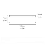 Applique Murale LED – 6W/12W/20W - Étanche IP65 - Blanc/Noir/Gris (Orion) LUMICONCEPT