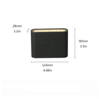 Applique Murale LED – 6W/12W/20W - Étanche IP65 - Blanc/Noir/Gris (Orion) LUMICONCEPT