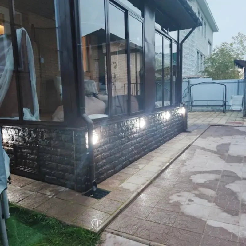 Applique Murale LED Extérieure – Étanche IP65, Aluminium 12W, Balcon, Jardin, Clôture, Porche et Intérieur (Aquila) LUMICONCEPT