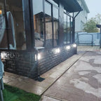 Applique Murale LED Extérieure – Étanche IP65, Aluminium 12W, Balcon, Jardin, Clôture, Porche et Intérieur (Aquila) LUMICONCEPT