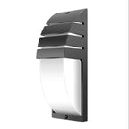 Applique Murale LED Extérieure – Étanche IP65, Aluminium 12W, Balcon, Jardin, Clôture, Porche et Intérieur (Aquila) LUMICONCEPT