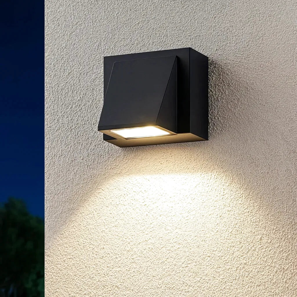 Applique Murale LED Extérieure – Étanche IP65, Aluminium 5W, Balcon, Jardin et Décoration Murale (Draco) LUMICONCEPT