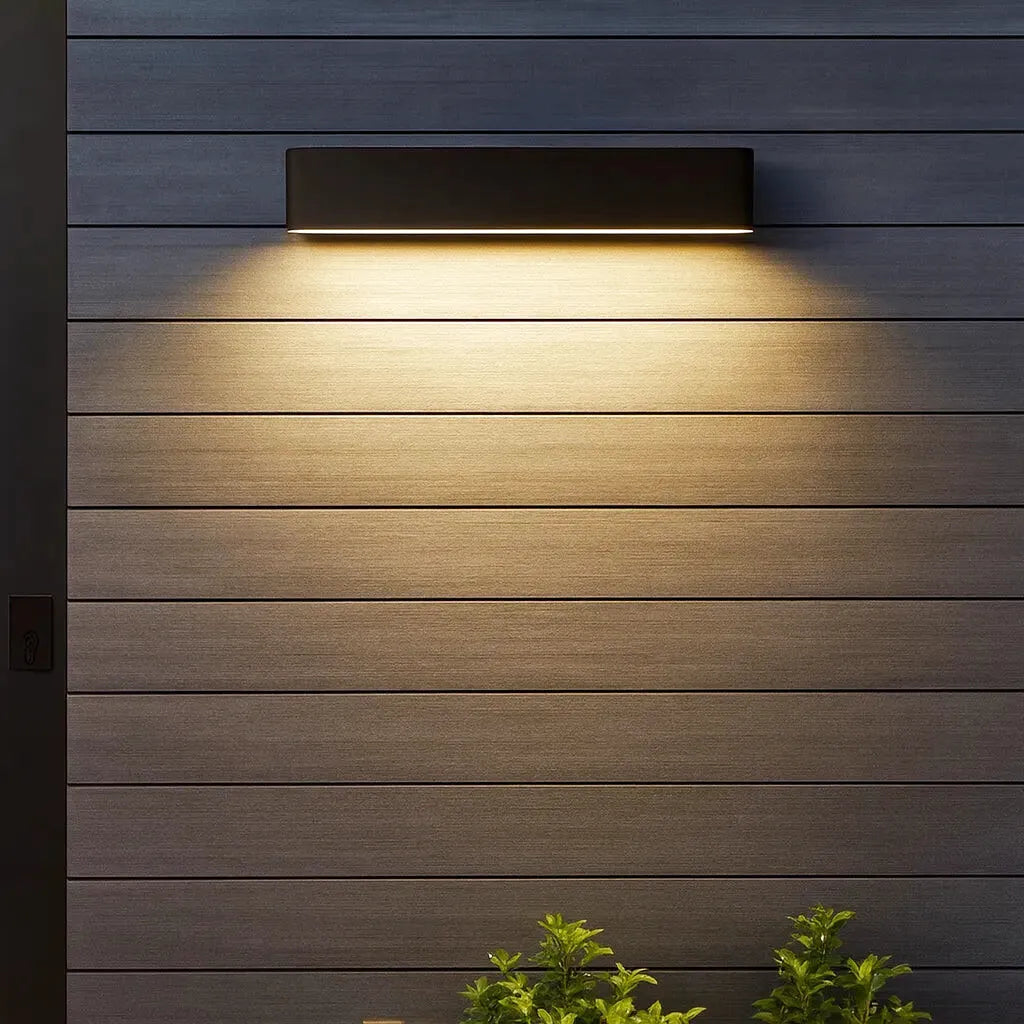 Applique Murale LED Extérieure – Étanche IP65, Aluminium, Décoration Porche, Maison et Garage (Hydra) LUMICONCEPT