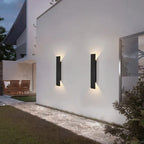 Applique Murale LED Extérieure – Étanche IP65, Bande LED Aluminium, Porche, Cour et Jardin (Auriga) LUMICONCEPT