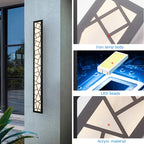 Applique Murale LED Extérieure – Étanche IP65, Grande Lampe Aluminium, Jardin, Villa et Porche (Perseus) LUMICONCEPT