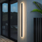 Applique Murale LED Extérieure – Étanche IP65, Longue Lampe pour Couloir, Escalier, Balcon, Entrée et Jardin (Cassiopeia) LUMICONCEPT