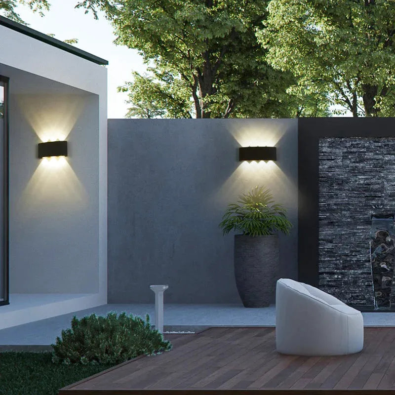 Applique Murale LED Moderne – Extérieur - Étanche IP65 - Allée et Jardin (Andromeda) LUMICONCEPT
