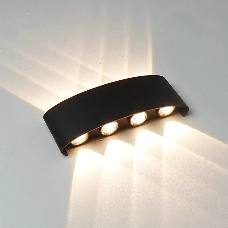 Applique Murale LED Moderne – Extérieur - Étanche IP65 - Allée et Jardin (Andromeda) LUMICONCEPT