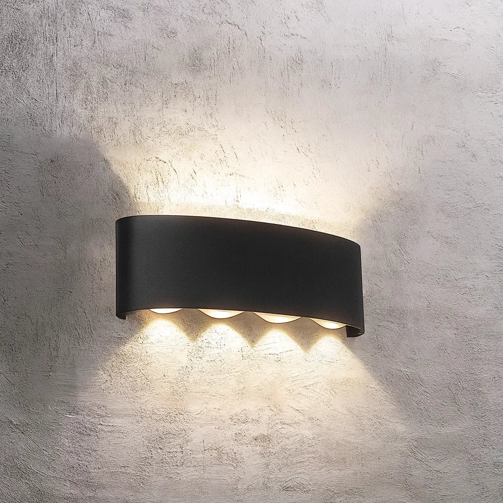 Applique Murale LED Moderne – Extérieur - Étanche IP65 - Allée et Jardin (Andromeda) LUMICONCEPT