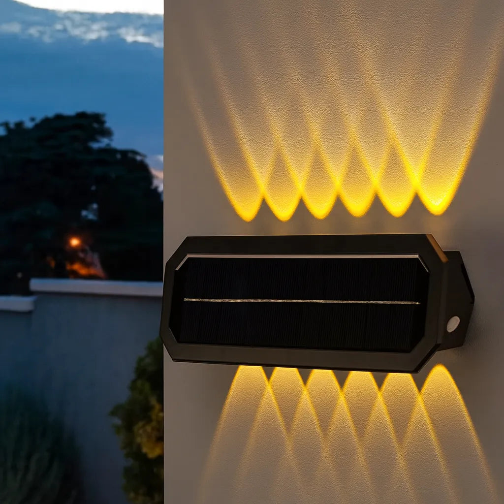 Applique Murale Solaire LED - Étanche IP65 - Allée, Façade (Andromeda) LUMICONCEPT