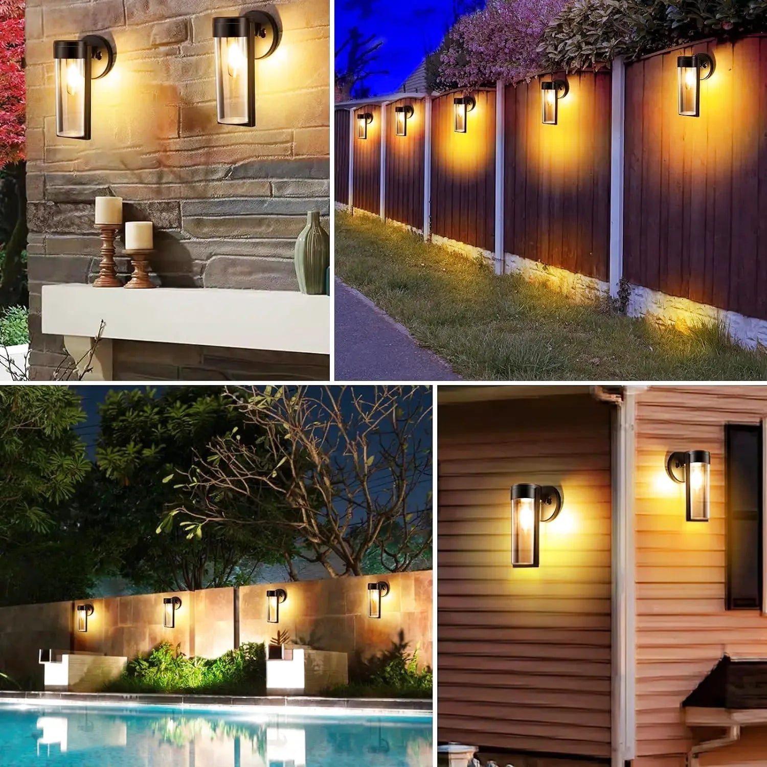 Applique Murale Solaire LED – Étanche IP65 avec Allumage Automatique pour Jardin et Cour (Rigel) LUMICONCEPT