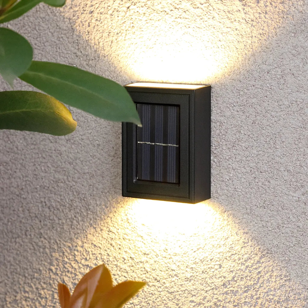 Applique Murale Solaire LED – Étanche IP65, Moderne et Écologique (Antares) LUMICONCEPT