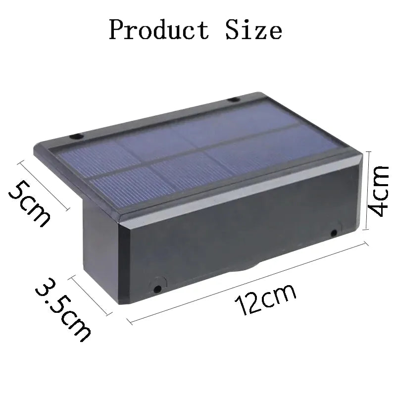 Applique Murale Solaire LED – Étanche IP65, Super Lumineuse et Décorative (Polaris) LUMICONCEPT