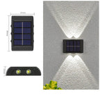 Applique Murale Solaire LED Extérieure – Étanche IP65, Éclairage Haut et Bas, Décoration Jardin et Façade (Cassiopeia) LUMICONCEPT