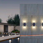 3 appliques solaires maison moderne