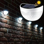 Applique Murale Solaire LED Ondulée – Étanche IP65 pour Clôtures, Jardins et Terrasses (Procyon) LUMICONCEPT