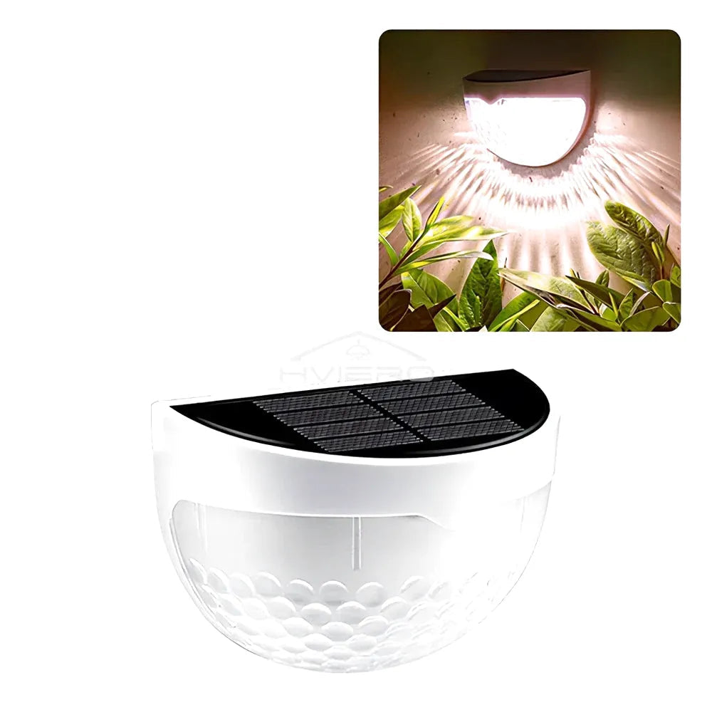 Applique Murale Solaire LED Ondulée – Étanche IP65 pour Clôtures, Jardins et Terrasses (Procyon) LUMICONCEPT