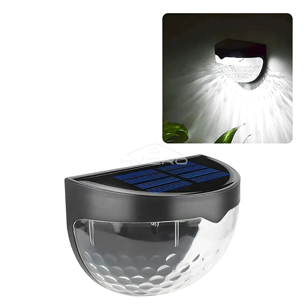 Applique Murale Solaire LED Ondulée – Étanche IP65 pour Clôtures, Jardins et Terrasses (Procyon) LUMICONCEPT