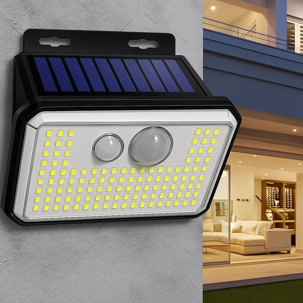 Applique Solaire sur un mur