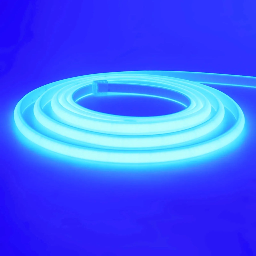 Bande LED COB – 220V, 288 LED/m, Néon Flexible - Étanche IP65 (Andromeda Bleu) LUMICONCEPT