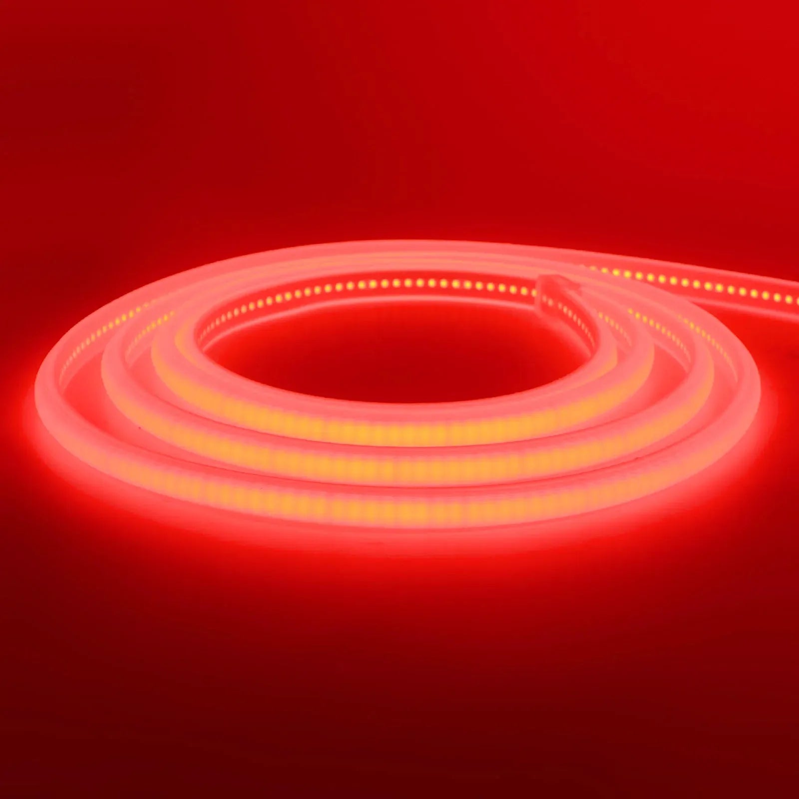 Bande LED COB – 220V, 288 LED/m, Néon Flexible - Étanche IP65 (Andromeda Rouge) LUMICONCEPT