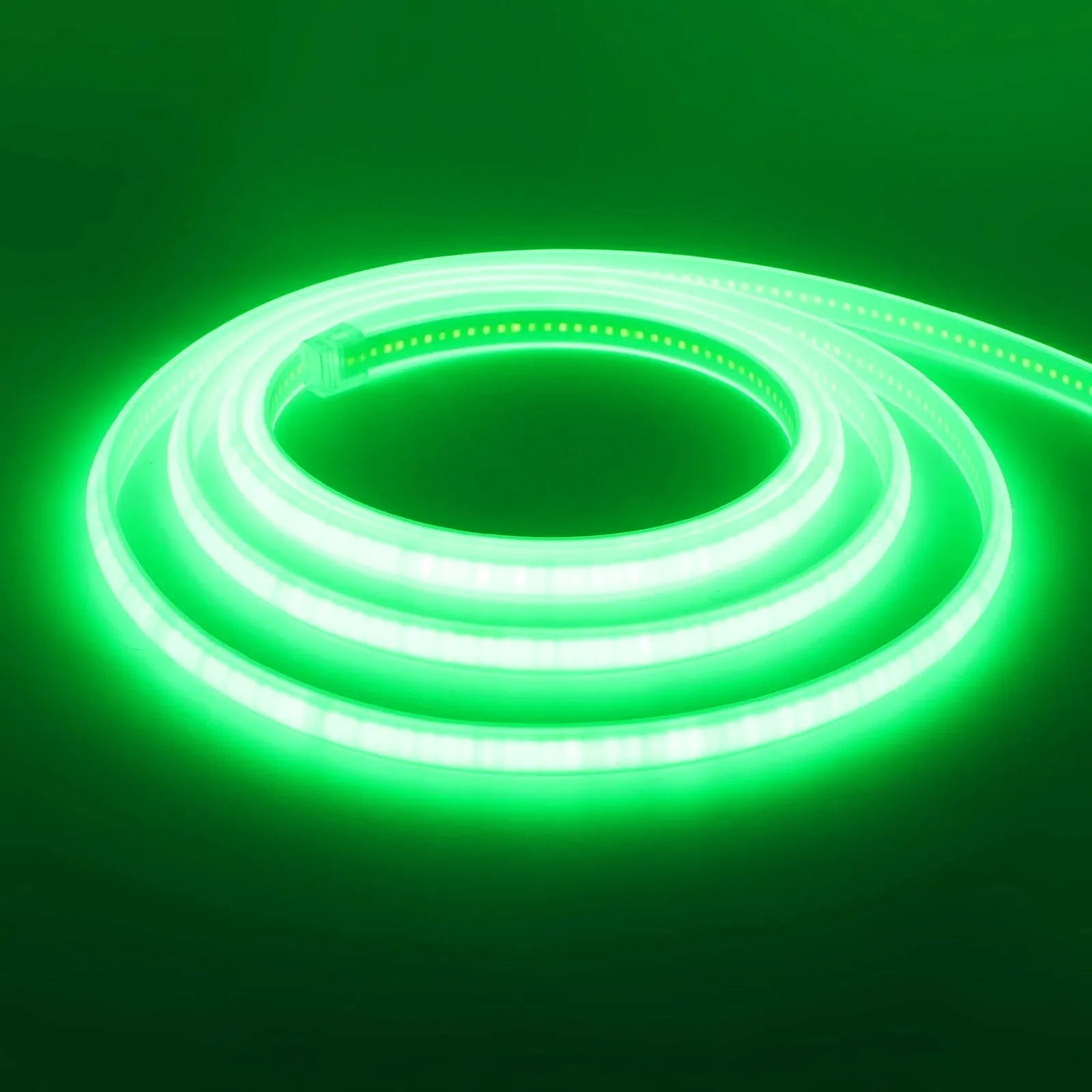 Bande LED COB – 220V, 288 LED/m, Néon Flexible - Étanche IP65 (Andromeda Vert) LUMICONCEPT
