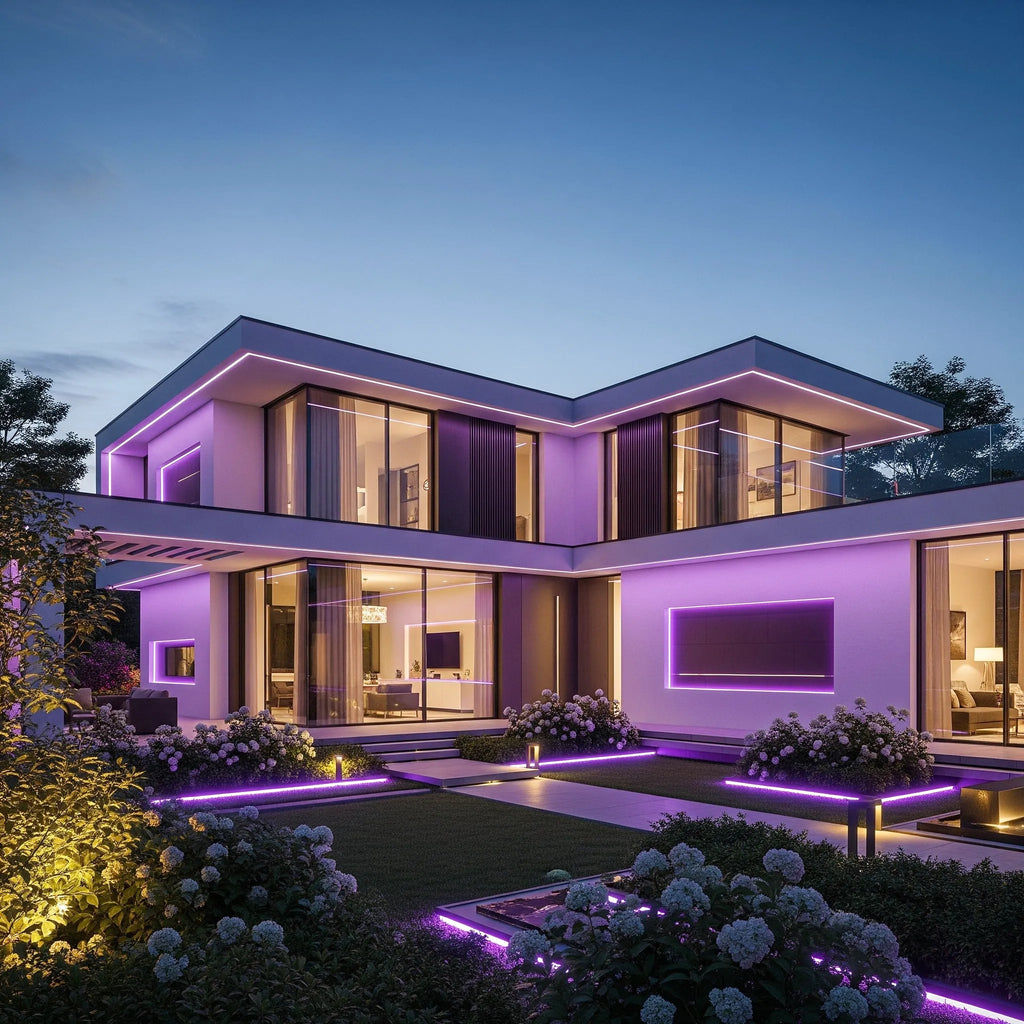 Bande LED COB – 220V, 288 LED/m, Néon Flexible - Étanche IP65 (Andromeda Violet) LUMICONCEPT