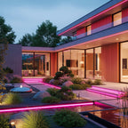 Bande LED COB – 220V, 288 LED/m, Néon Flexible - Étanche IP65 (Rose) LUMICONCEPT