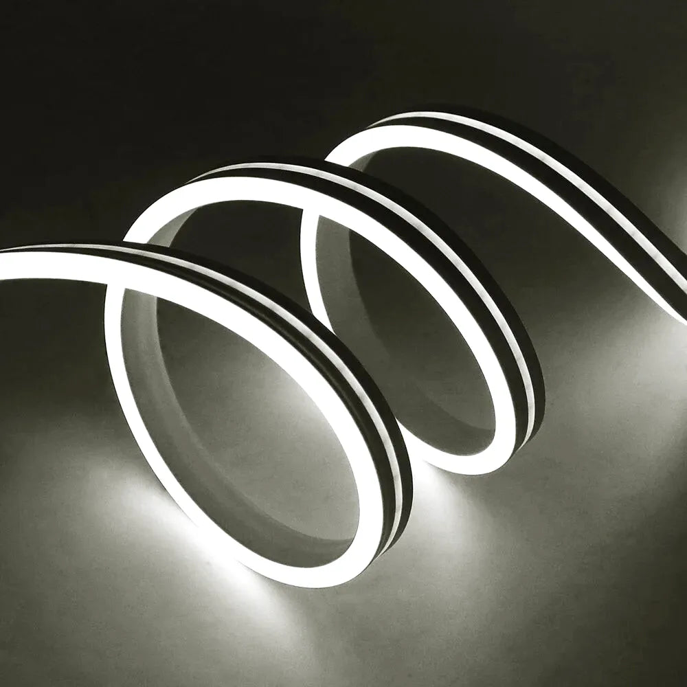 Bande LED Solaire Étanche IP68 – Flexible & Néon Décoratif Extérieur (Andromeda Blanc) LUMICONCEPT