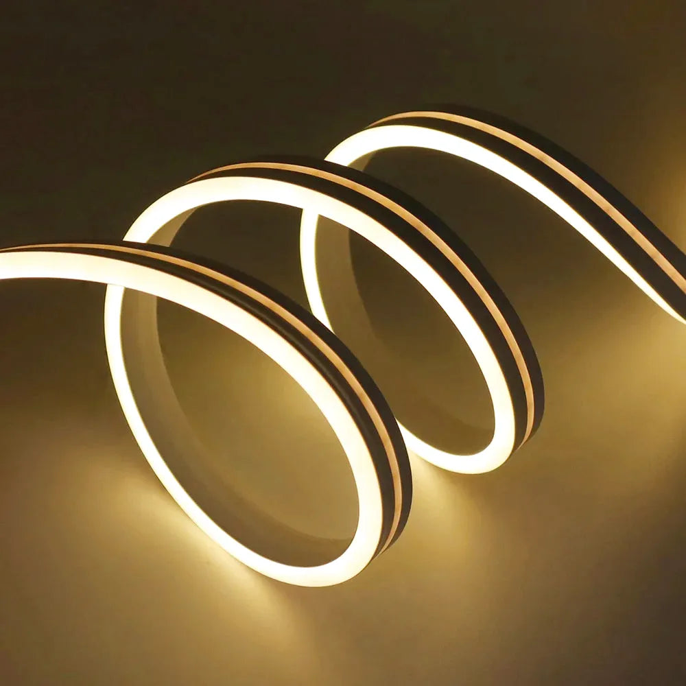 Bande LED Solaire Étanche IP68 – Flexible & Néon Décoratif Extérieur (Andromeda Blanc chaud) LUMICONCEPT
