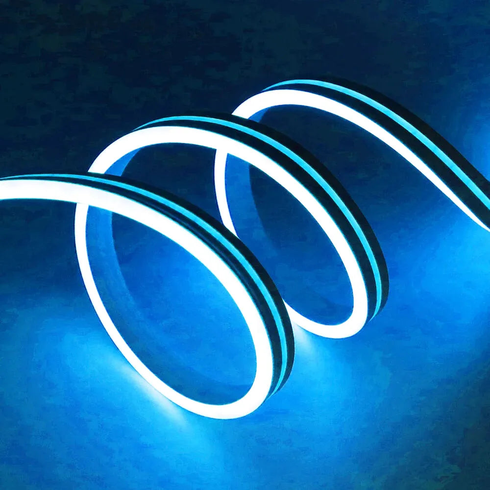 Bande LED Solaire Étanche IP68 – Flexible & Néon Décoratif Extérieur (Andromeda Bleu) LUMICONCEPT