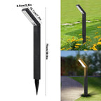 Borne Solaire LED Extérieure – Étanche IP45 - Tête Orientable, 4 Modes, Jardin et Allée (Phoenix) LUMICONCEPT