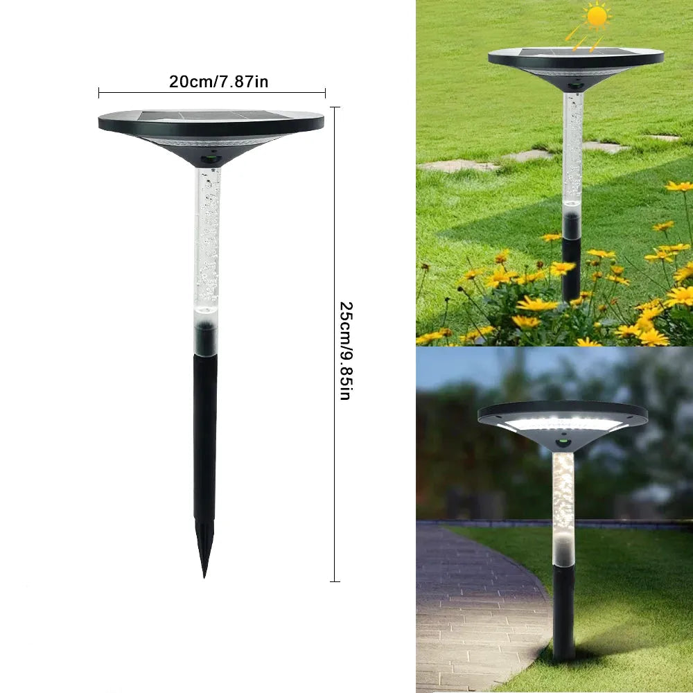 Borne Solaire LED Extérieure – Étanche IP45 - Tête Orientable, 4 Modes, Jardin et Allée (Phoenix) LUMICONCEPT