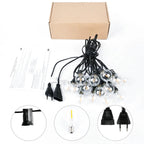 Guirlande LED G40 Extérieure – Ampoules Plastique IP65, Décoration Balcon, Mariage et Fête (Lyra) LUMICONCEPT