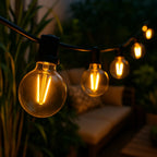 Guirlande LED G40 Extérieure – Ampoules Plastique IP65, Décoration Balcon, Mariage et Fête (Lyra) LUMICONCEPT