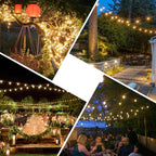 Guirlande LED S14 Extérieure – Étanche IP44, Ampoules E27 Incassables (Orion) LUMICONCEPT