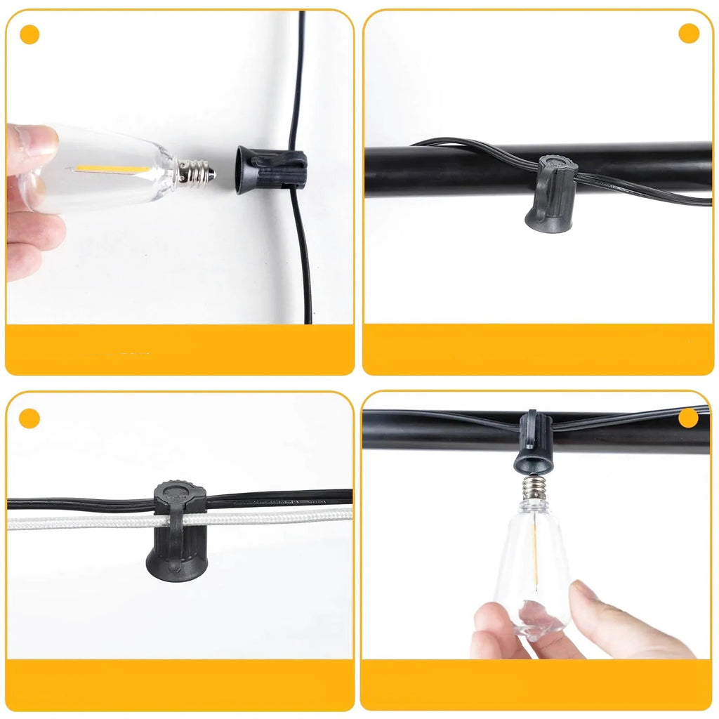 Guirlande Lumineuse LED ST38 Extérieure – Incassable & Étanche (Lyra) LUMICONCEPT