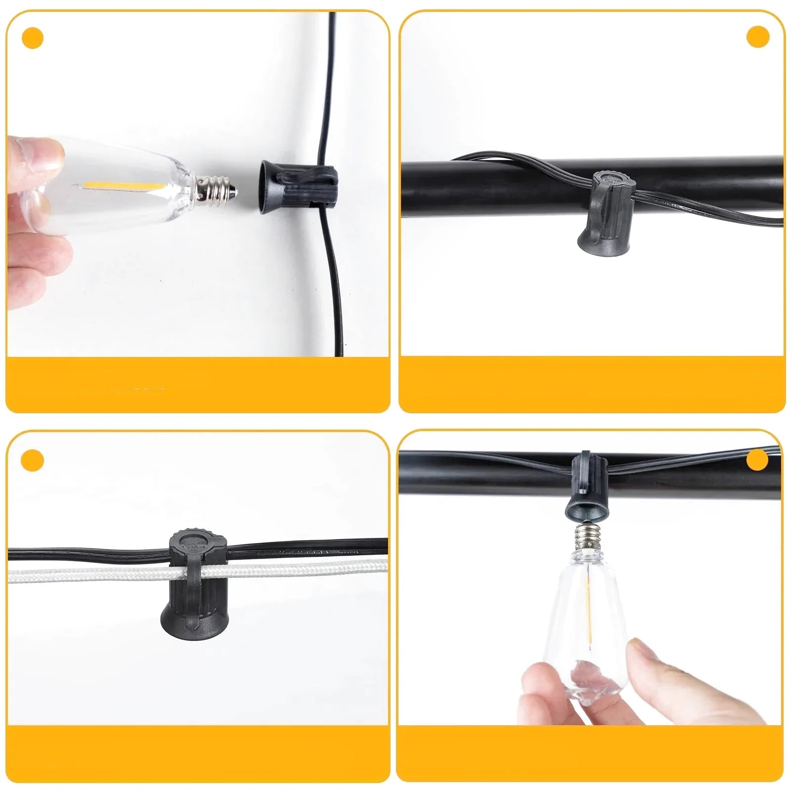 Guirlande Lumineuse LED ST38 Extérieure – Incassable & Étanche (Lyra) LUMICONCEPT