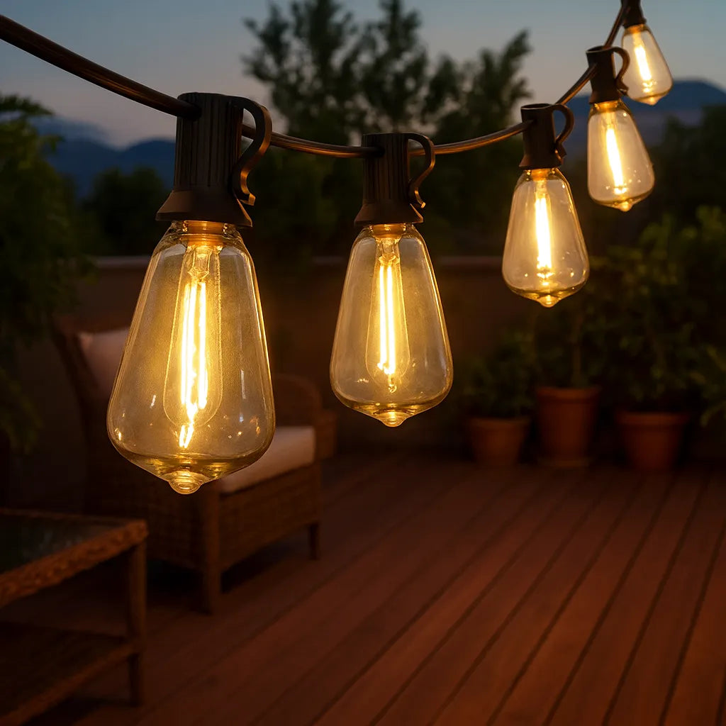 Guirlande Lumineuse LED ST38 Extérieure – Incassable & Étanche (Lyra) LUMICONCEPT