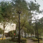 Lampadaire Solaire LED Extérieur – 750 LED, Capteur de Mouvement & Télécommande (Andromeda) LUMICONCEPT